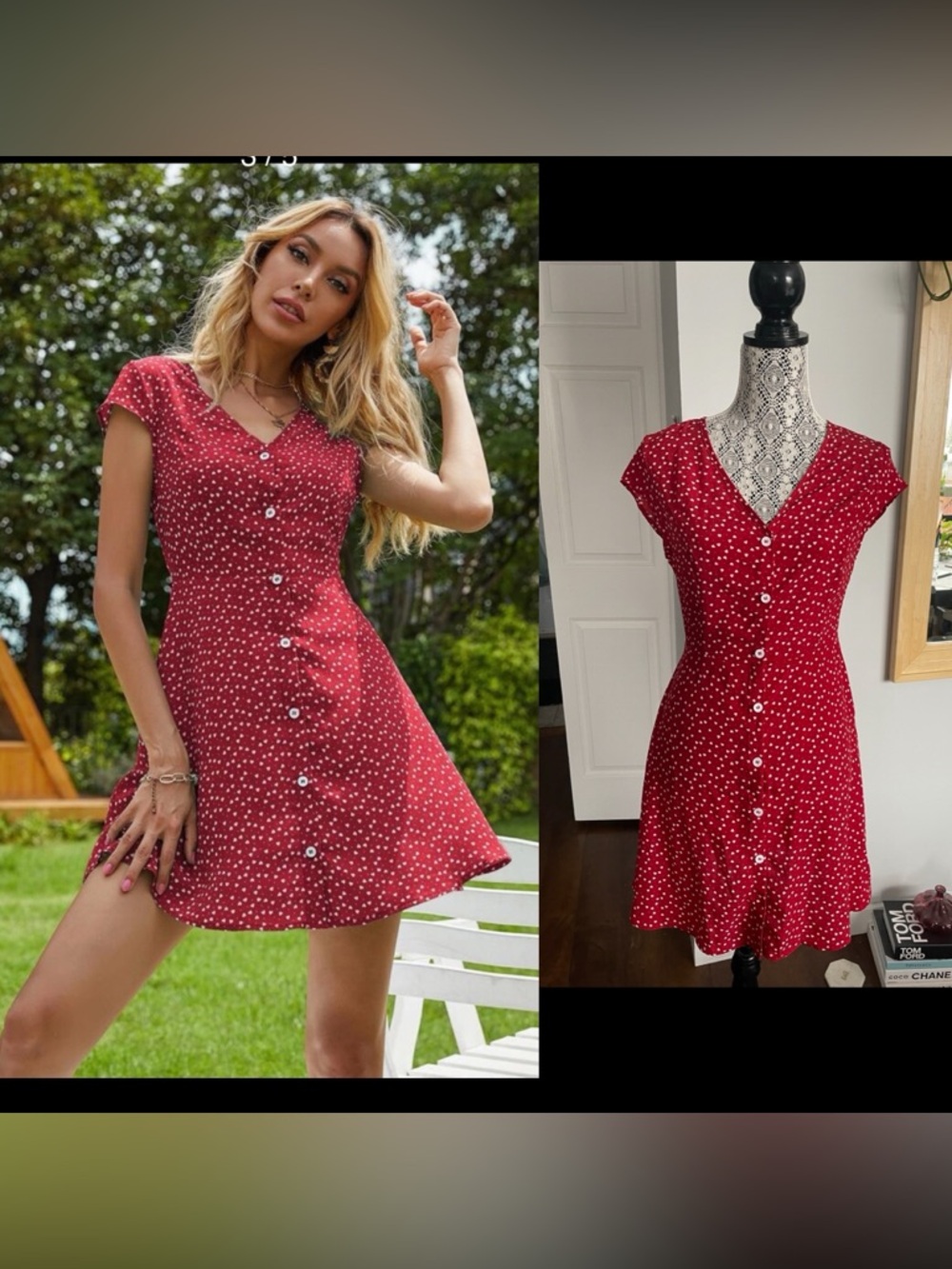 New Adorable Heart ♥️ Button Up Mini Dress. Medium
